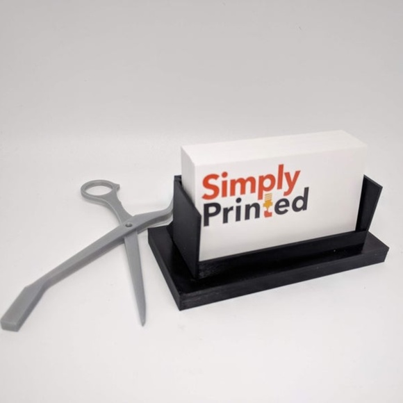 4 Hair Salon-Cosmetology Business Card Displays - Picture 2 of 2